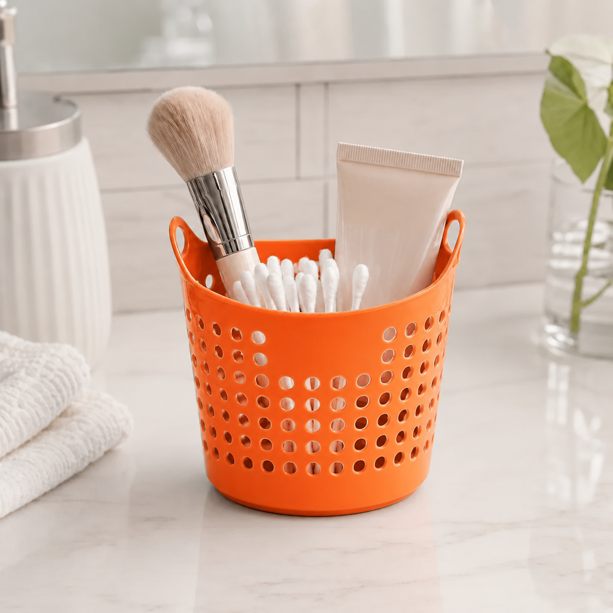 Canastita Plastica Souvenir Sorpresitas Multiuso X 10 Un Naranja