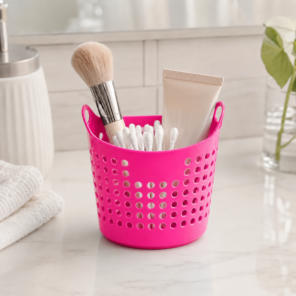 Canastita Plastica Souvenir Sorpresitas Multiuso X 10 Un Rosa