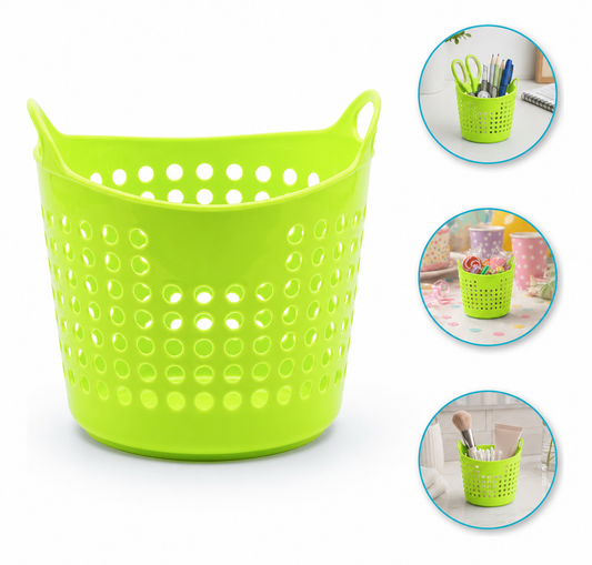 Canastita Plastica Souvenir Sorpresitas Multiuso X 10 Un Verde Manzana