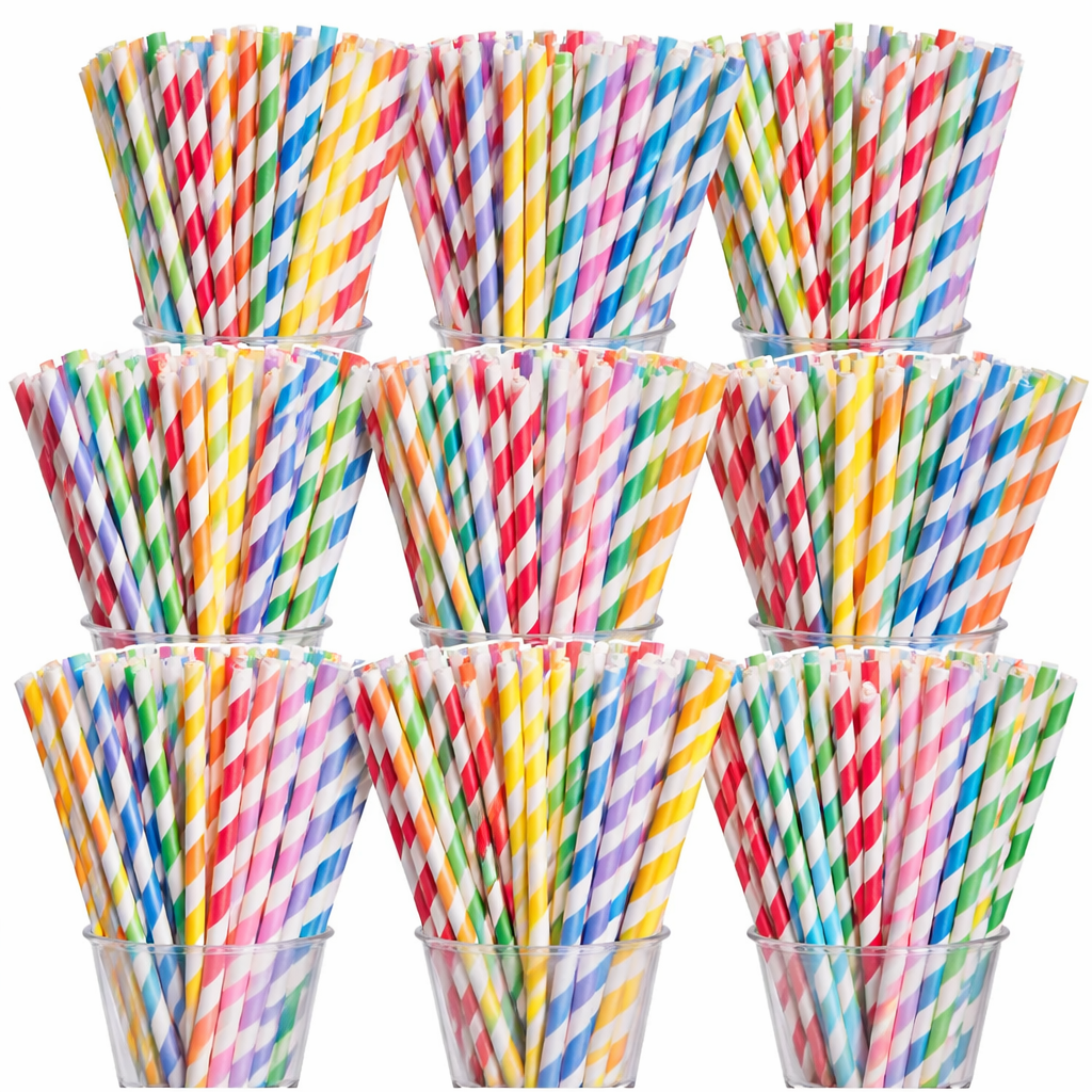 Sorbitos Papel Duro Excelente Calidad Set 100pcs 20cm