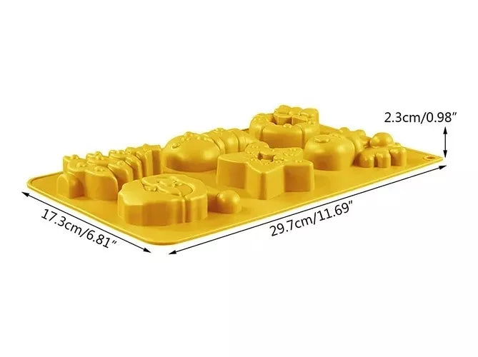 Molde De Silicona Navidad Antiadherente Para Hornear Arbol