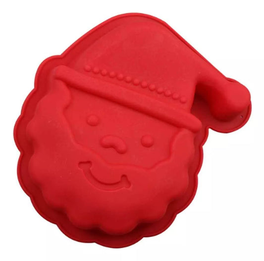 Molde De Pastel De Silicona Con Cabeza De Papá Noel Navidad