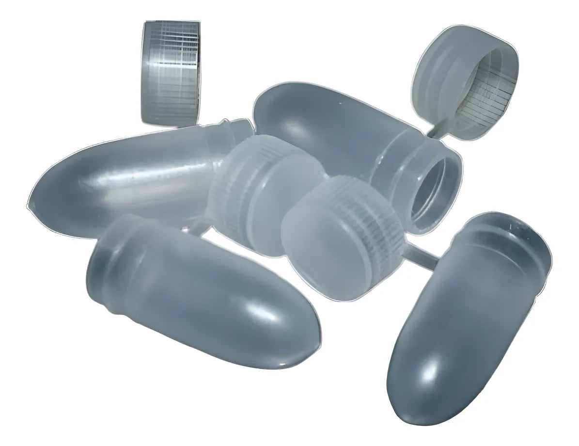 Mini Capsulas Plasticas Transparentes Con Tapa Pack X20u 2ml fede adelante 017