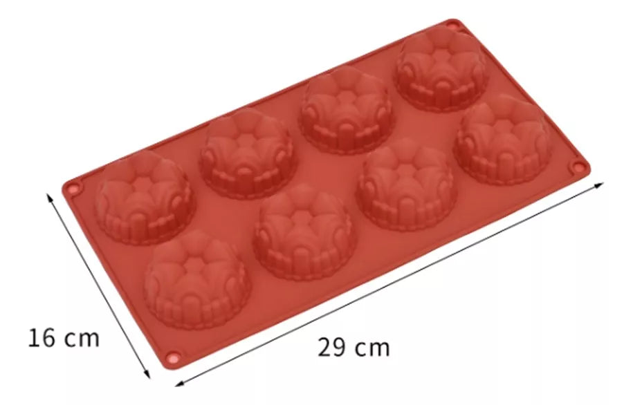 Molde Silicona Bombones Grandes Decoracion Tortas Pastelitos