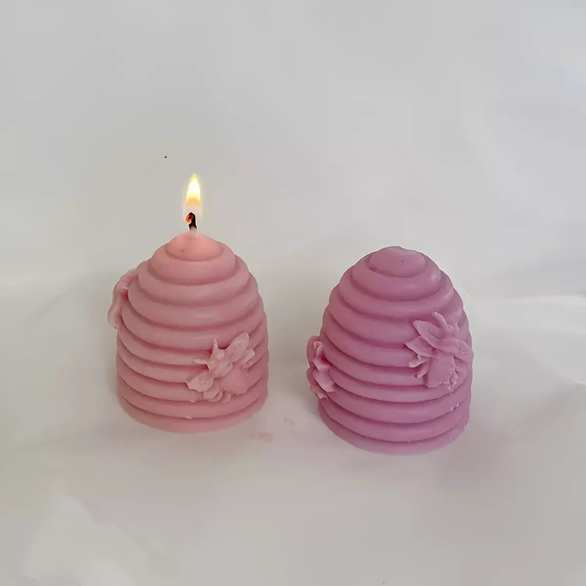 Molde Silicona Jabón Velas De Cera De Soja Abeja Colmena