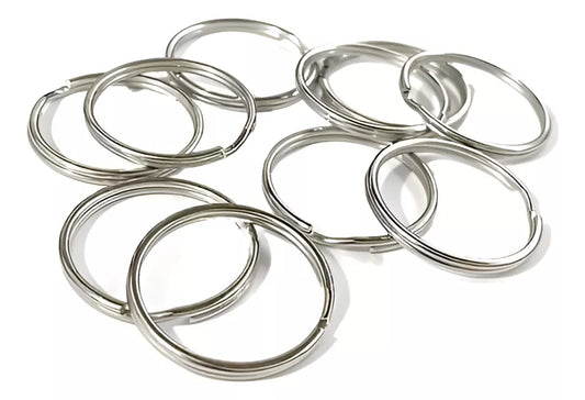 500 Aros Metal Argolla 25mm Para Llaveros De Cinta Artesania