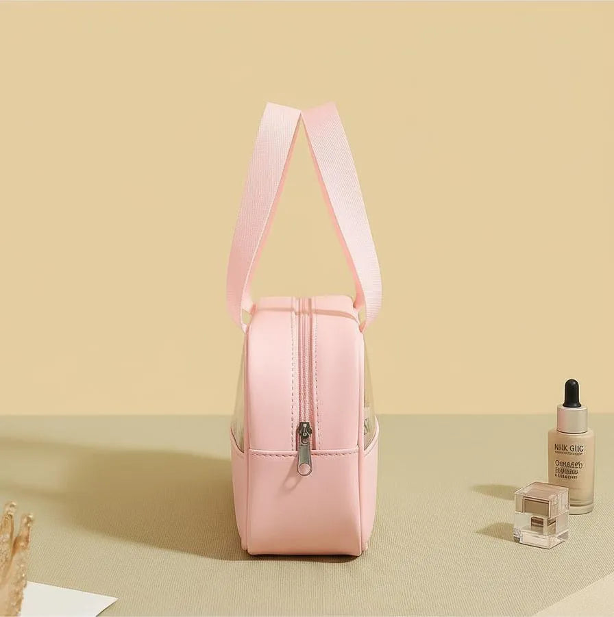Neceser Estuche De Viaje Elegante Ideal Cosméticos Rosa FEDE ADELANTE 01