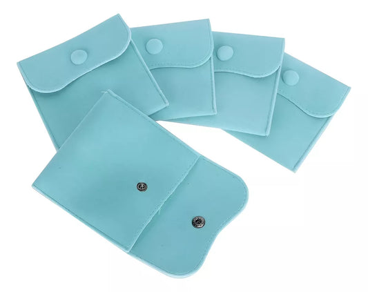 Bolsita Estuche Terciopelo Alhajas Joyeria Souvenir X10un turquesa