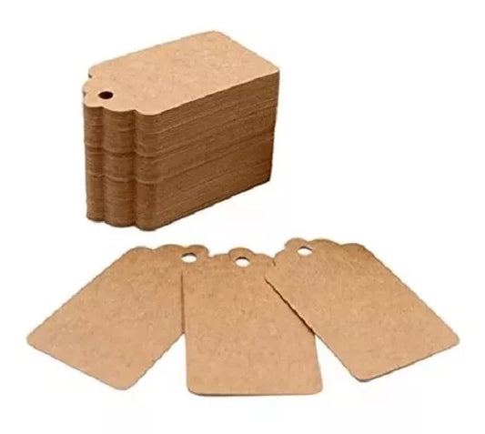 Etiqueta Kraft Lisa 350g 50 unidades