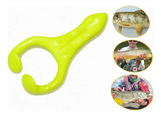 Señuelo Rana Elastico 3u Anti Enganche Pesca Trucha Silicona