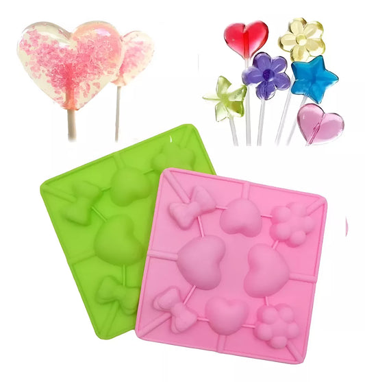 Molde Silicona Chupetin Paleta Decoracion Tortas Bombones