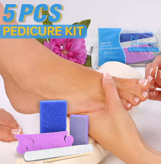 Kit Pedicura Para Pies Piedra Pome Lima Exofilante Separador