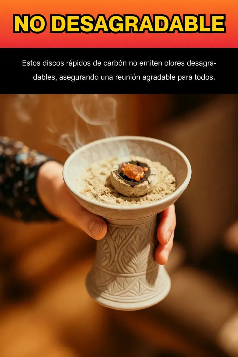 Carbon Incienso Vegetal Pack X500 Unidades Palo Santo