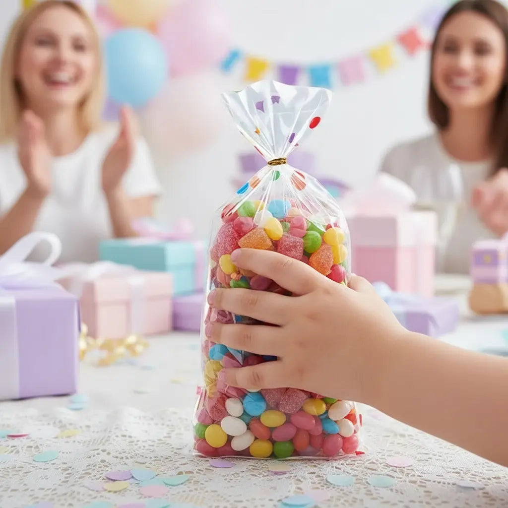 Bolsas Para Souvenir Sorpresitas Baby Shower Organza X10un