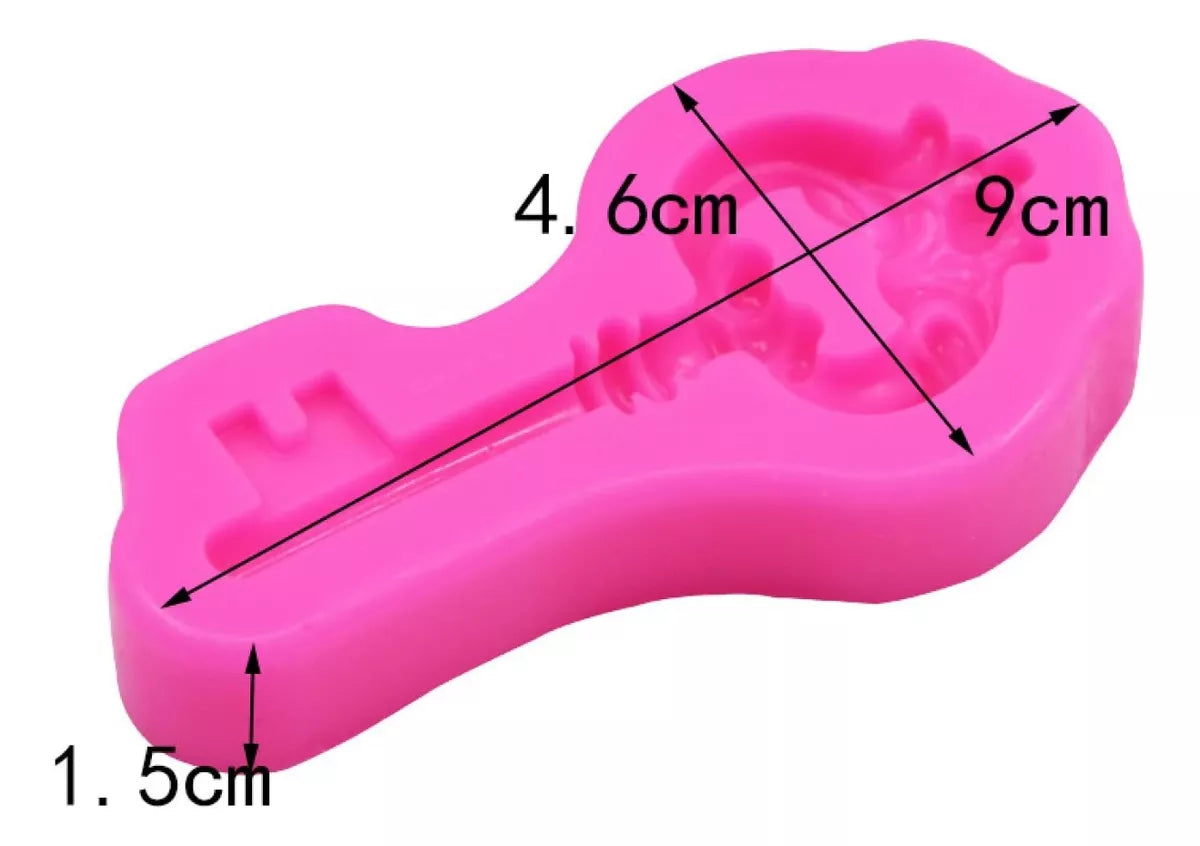 Molde Silicona Llave SKU R-013