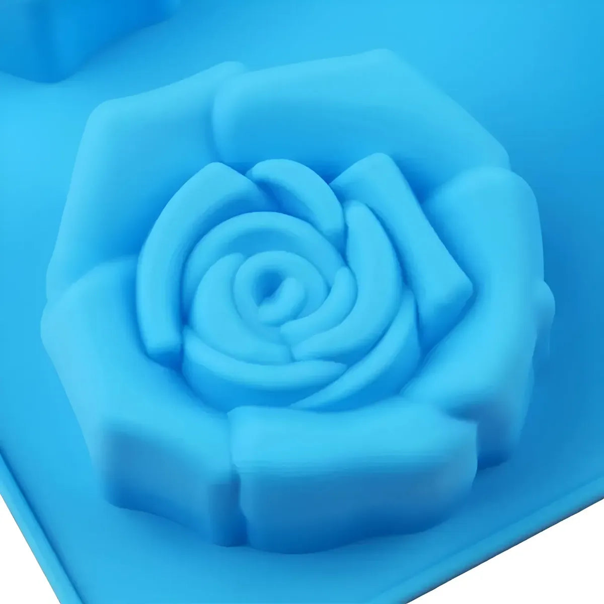 Molde De Silicona Flor Grande Antiadherente Decoración