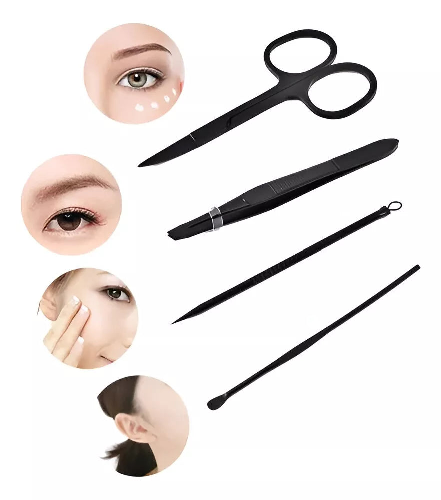 Kit De Manicura De Acero Inoxidable 8un Para Hombres Dama
