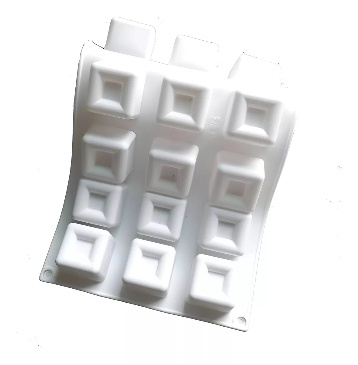 Molde De Silicona Para Bombones Chocolate Cuadrados