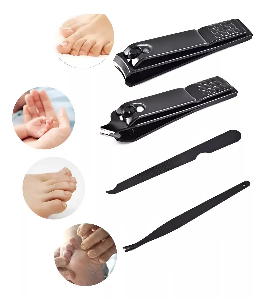 Kit De Manicura De Acero Inoxidable 8un Para Hombres Dama