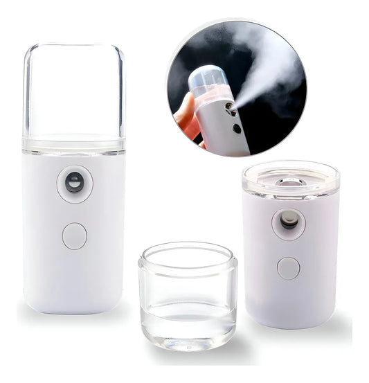 Mini Vaporizador Facial Pulverizador Recarga Usb Hidratante FEDE ADELANTE 02