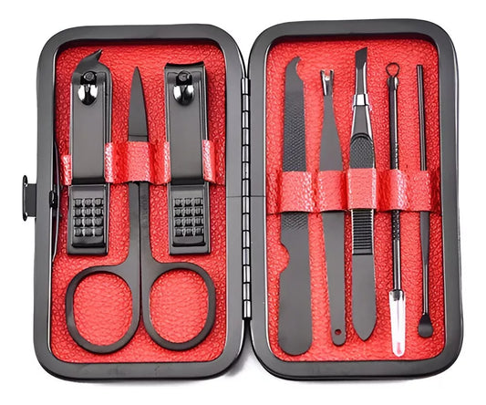 Kit De Manicura De Acero Inoxidable 8un Para Hombres Dama