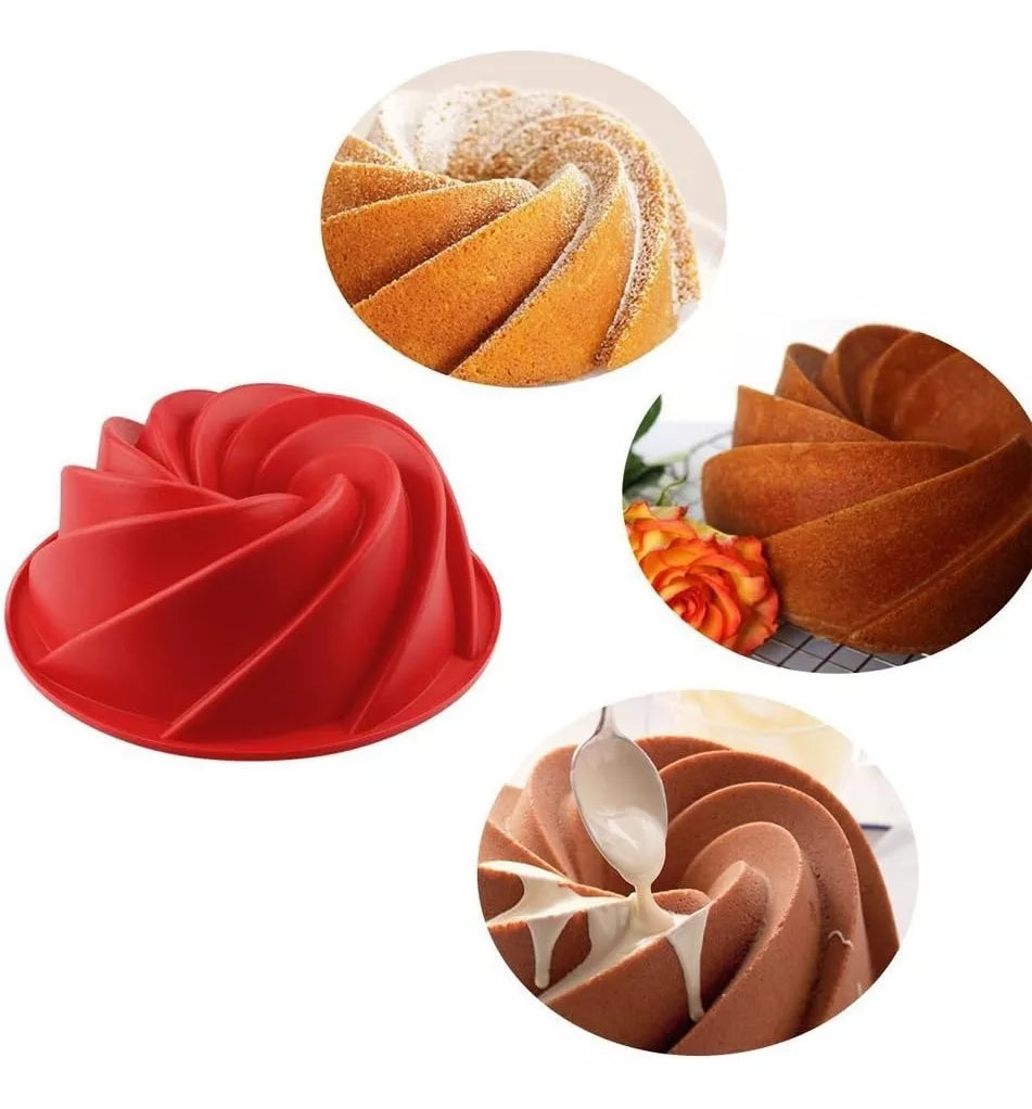 Molde De Silicona Pastel O Tortas Hornear Antiadherente