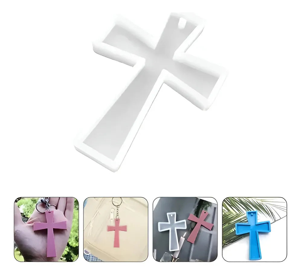 Molde De Silicona Para Hacer Cruces Cruz Bautismo Comunión