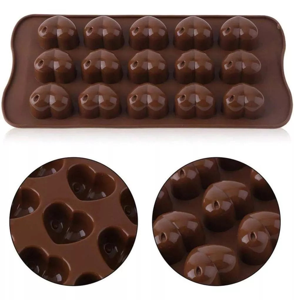 Moldes De Silicona bombones corazon chico