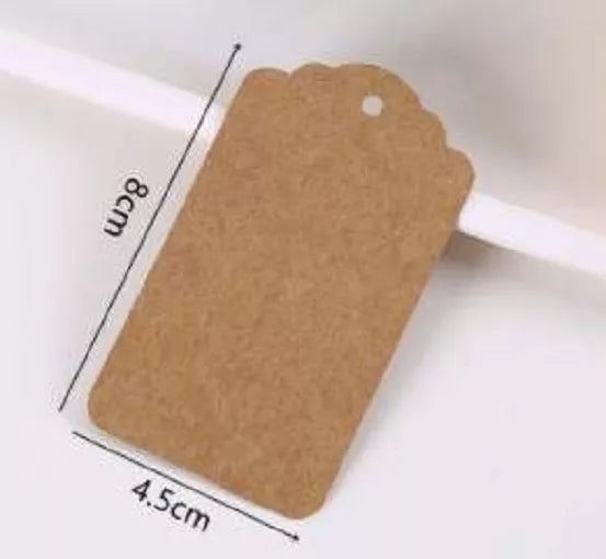 Etiqueta Kraft Lisa 350g 50 unidades
