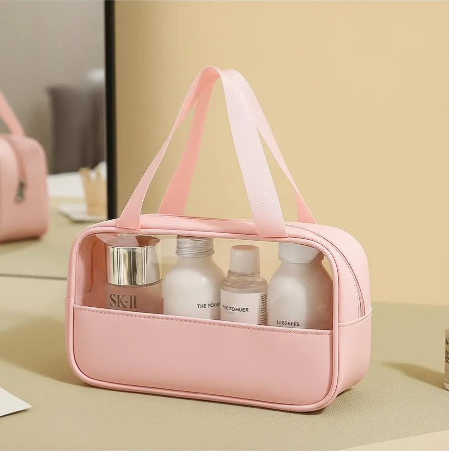 Neceser Estuche De Viaje Elegante Ideal Cosméticos Rosa FEDE ADELANTE 01