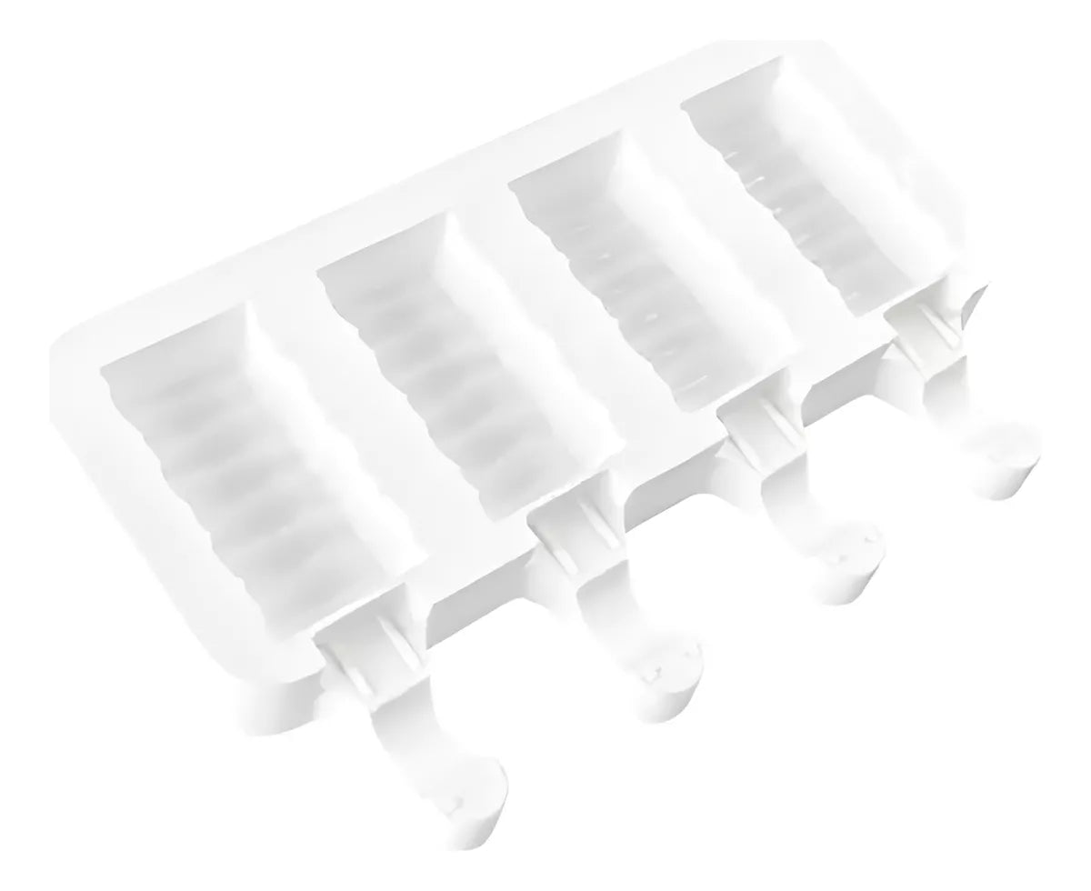 Molde de silicona para hacer helados Rectangular + 50 palitos de regalo