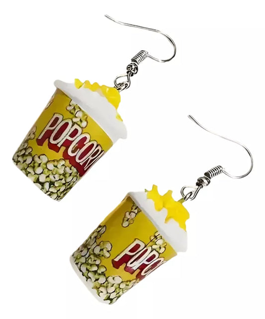 Set X2 Caravanas Con Forma Balde De Pop Ideal Cinéfilos
