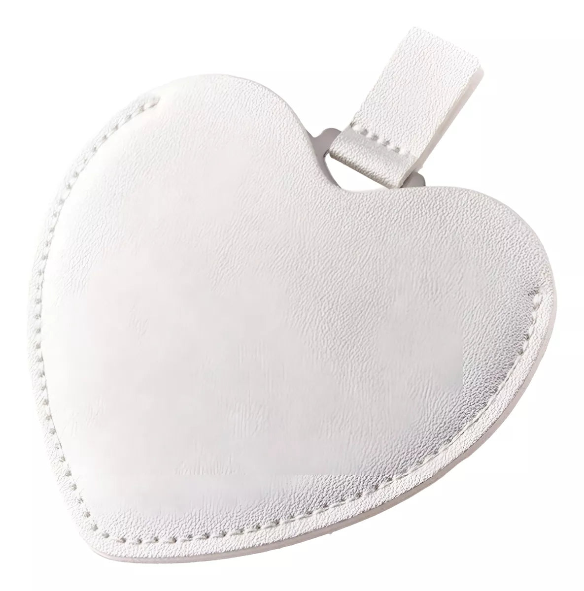 Espejo De Cartera Forma De Corazon Maquillaje Con Estuche