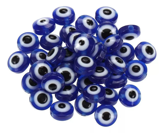 Ojo Turco Para Pulseras Collares Y Cadenas 50u 8x4mm