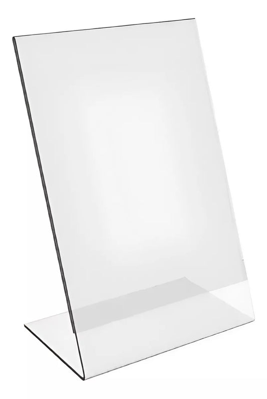 Porta Hojas A4 En Acrílico Exhibidor Mostrado