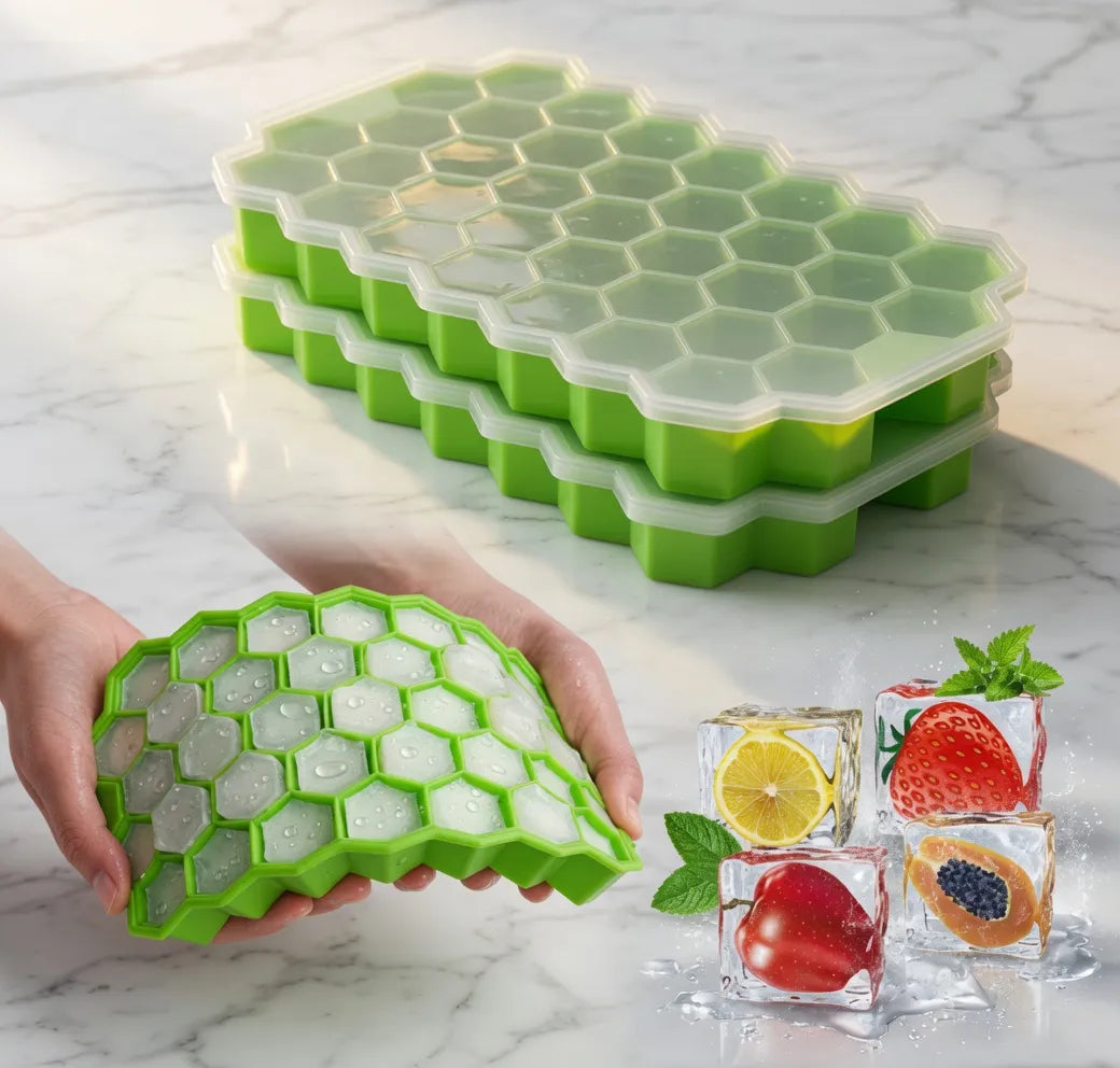 Molde Hielera De Silicona Hielo Cubetera Para Heladera