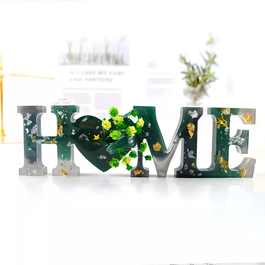 Molde Para Resina Epoxi Cartel Home Familia Letrero Hogar