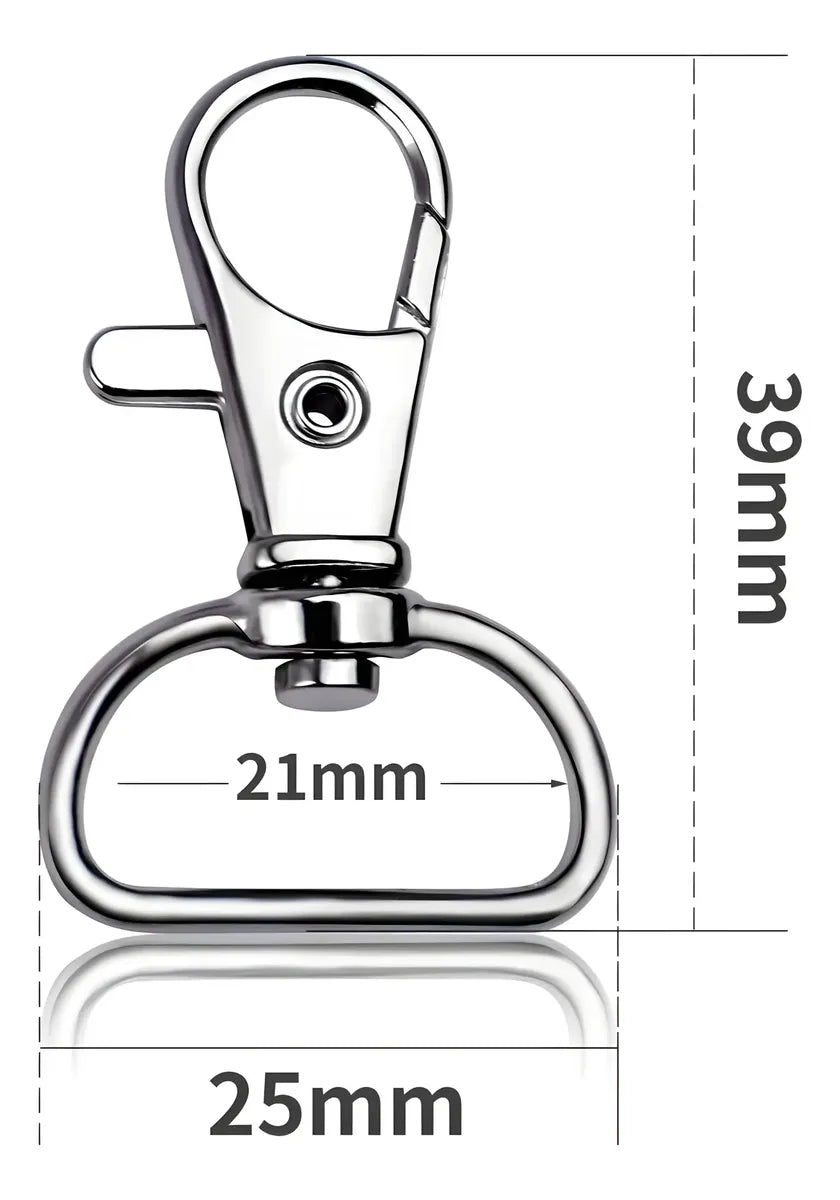 Mosqueton para hacer Llaveros cinta 39mm