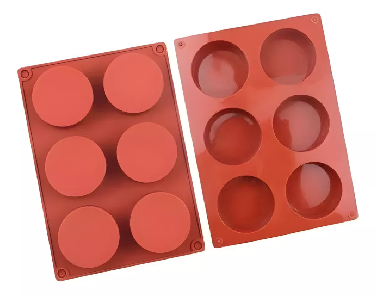 Molde Silicona Circulo Ideal Para Bañar Galletitas Alfajores