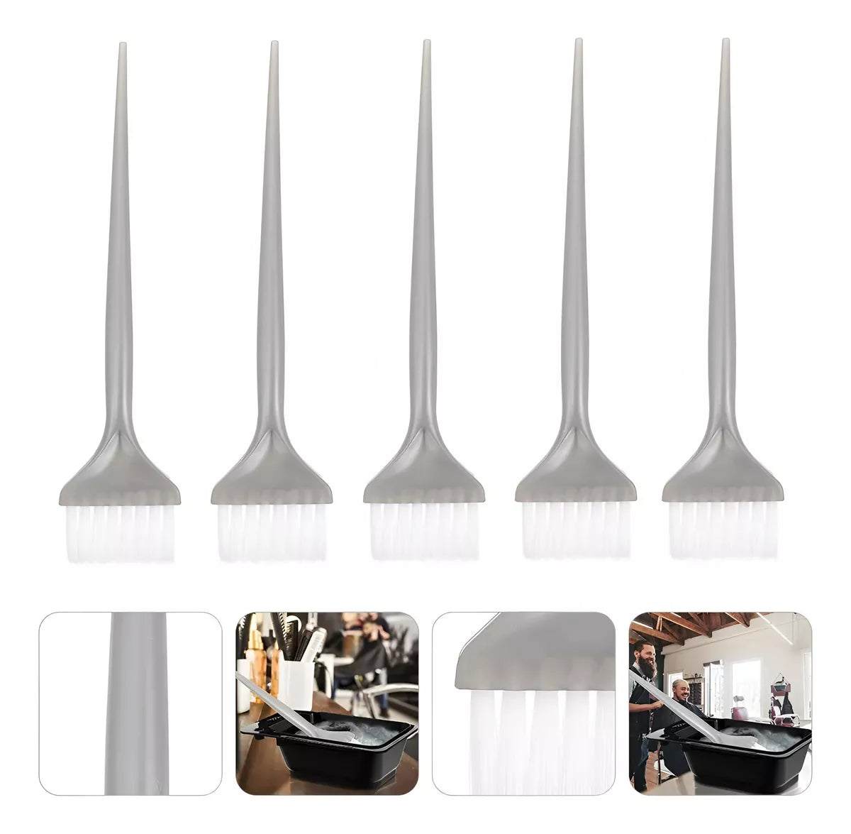 Cepillo Para Tintura Pack X5un Peluquería Profesional