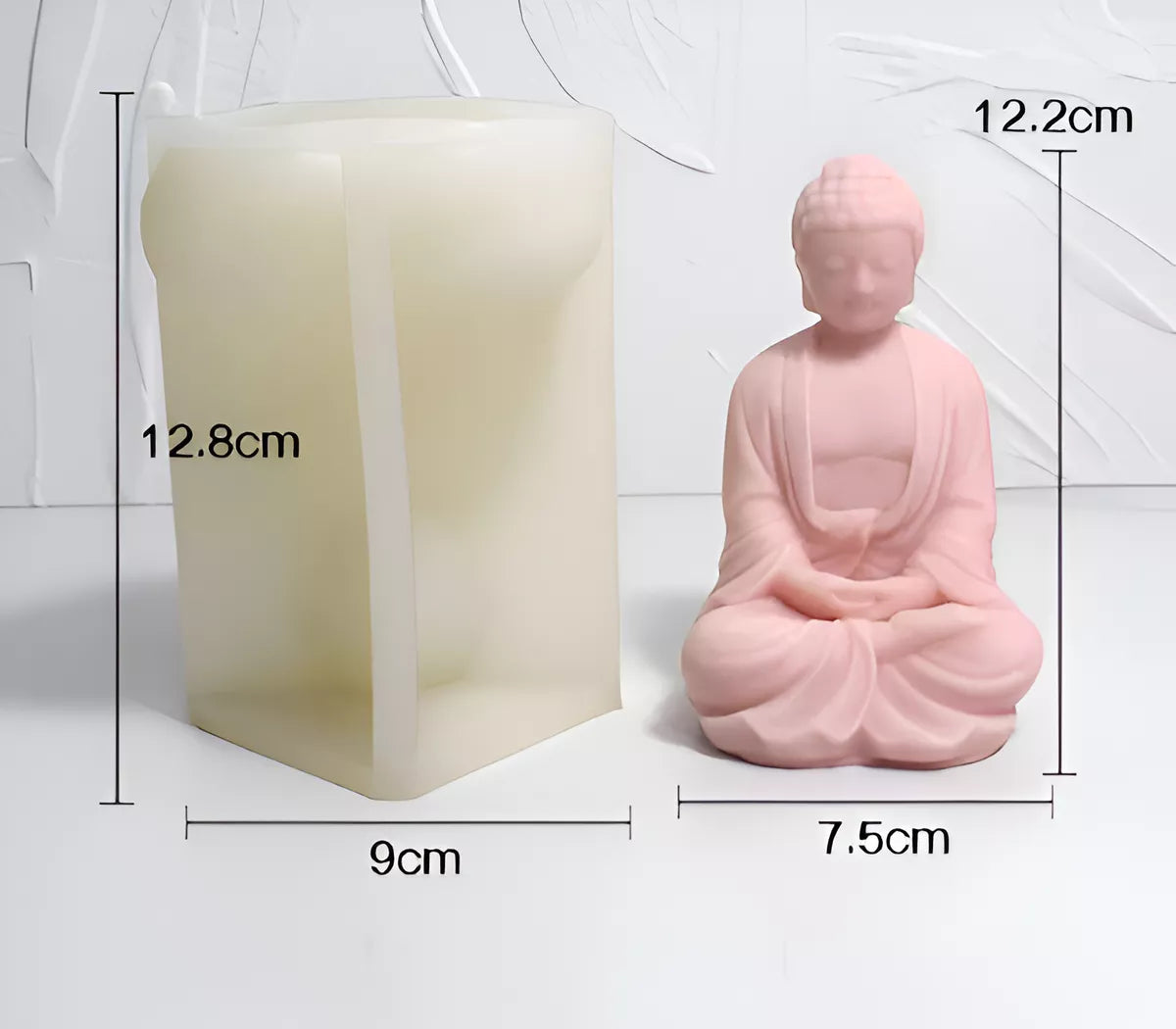 Molde De Buda Grande Para Velas Decoracion Paz Tranquilidad