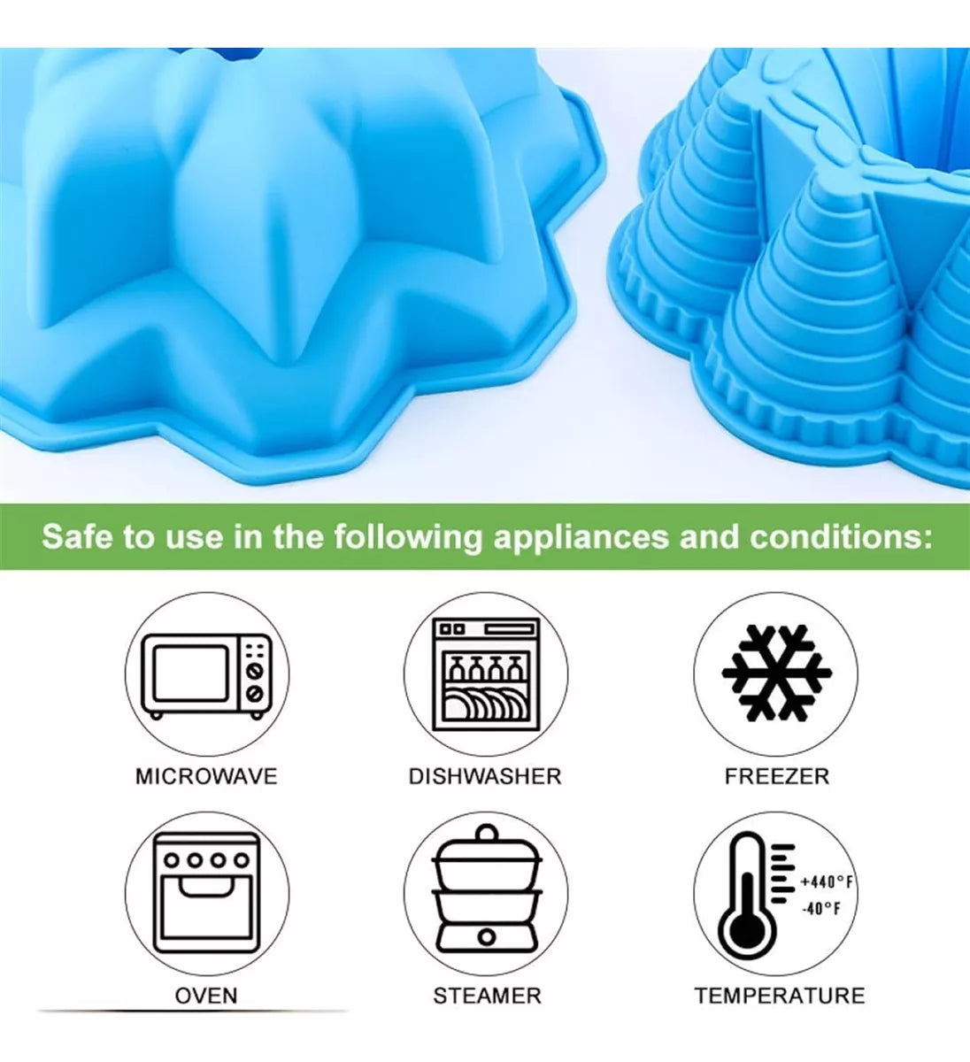 Molde Silicona Para Hacer Tartas Forma Corona 3d