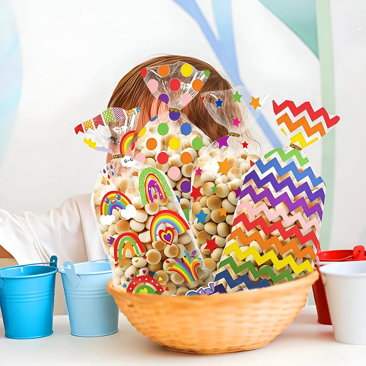 Bolsas Para Souvenir Sorpresitas Baby Shower Organza X10un