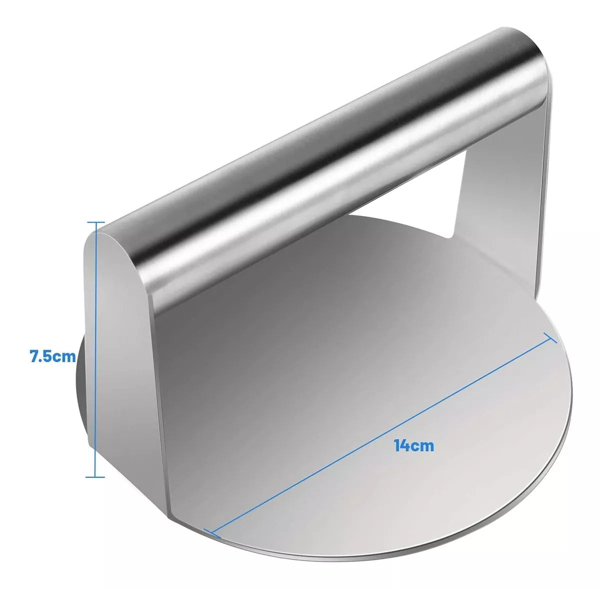 Prensa Smasher Para Hamburguesas Smash Ø14cm Acero Inoxidable