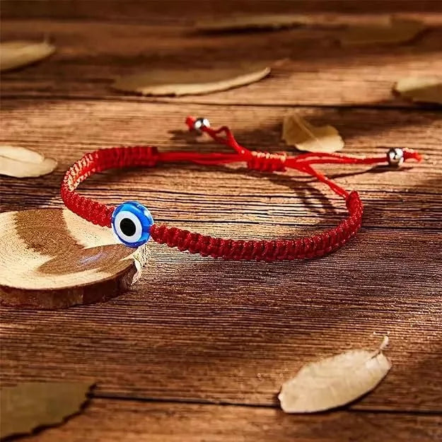 Pulsera De Hilo Rojo Con Ojo Turco 12 Unidades