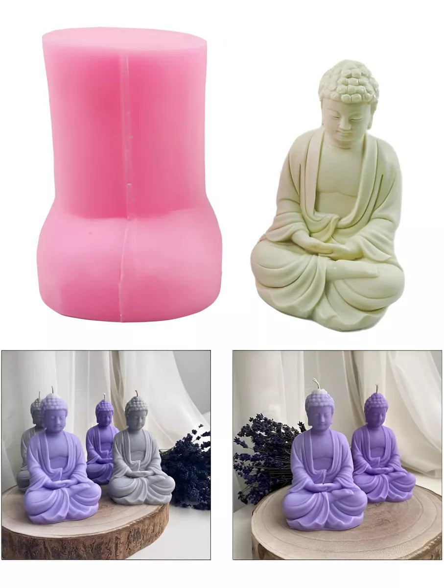Molde De Buda Grande Para Velas Decoracion Paz Tranquilidad