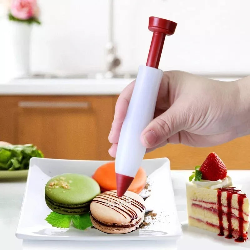 Lápiz De Silicona Para Chocolate Decoracion Postres Tortas