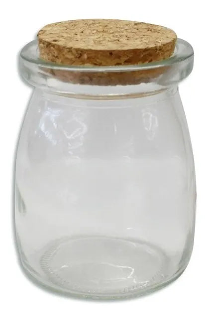 Frasco De Vidrio Tapa De Corcho Velas Pack X 100 Unidades