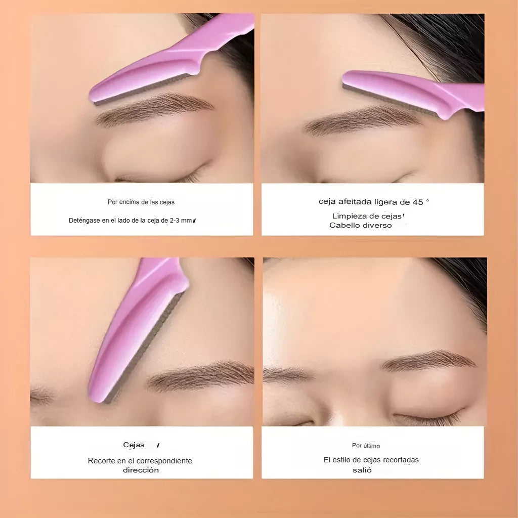 Navaja Perfilador Para Cejas Y Rostro Pack X3un Dermaplaning FEDE-018