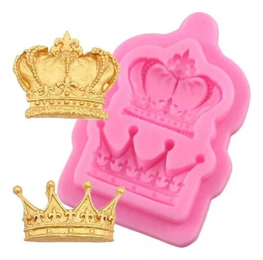 Moldes Silicona Corona Tiara Antiadherente Fondant  SKU R-007